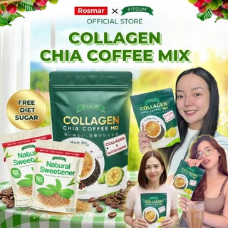Fitgum Collagen Chia Coffee Simming Coffee for Wellness and Radiant Skin