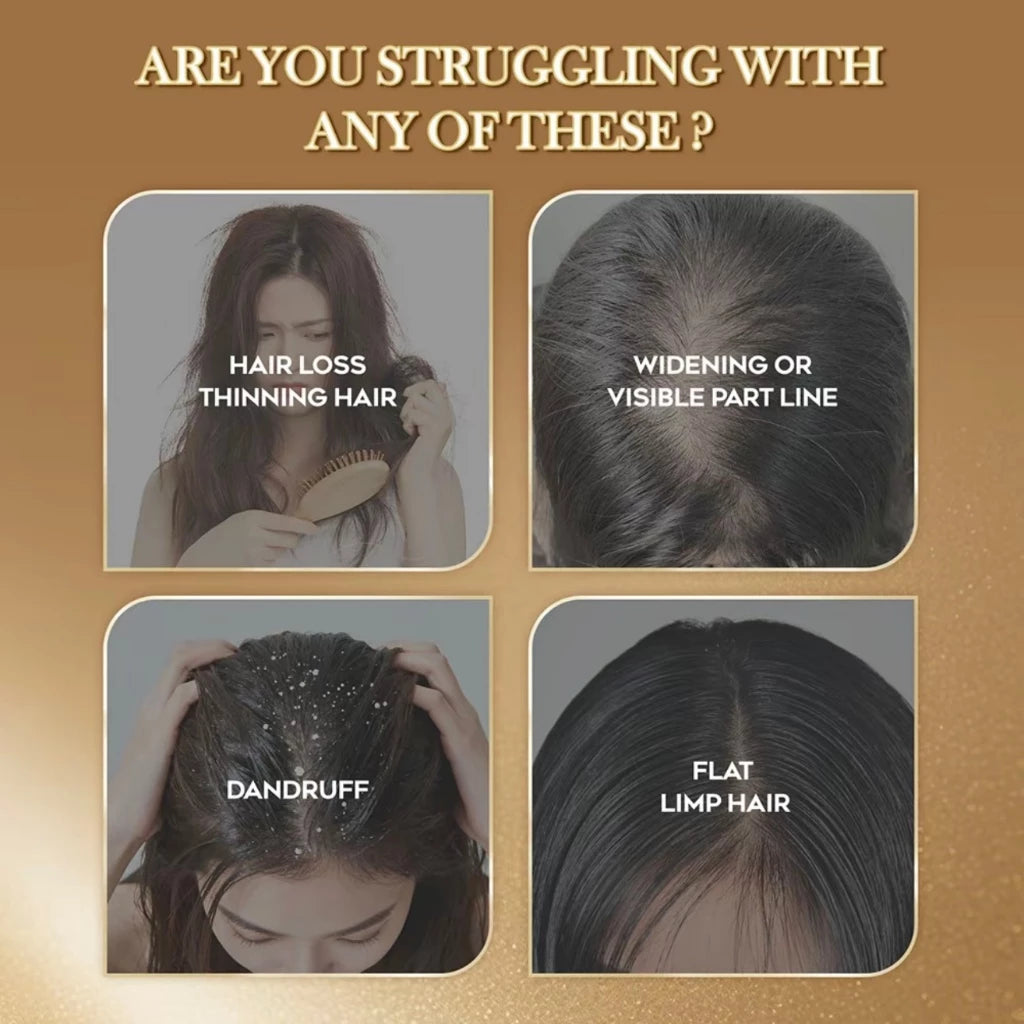 LUMEI ROSEMARY INFUSED SHAMPOO & CONDITIONER HAIR REGROWTH OIL CONTROL ANTI HAIR FRIZZ