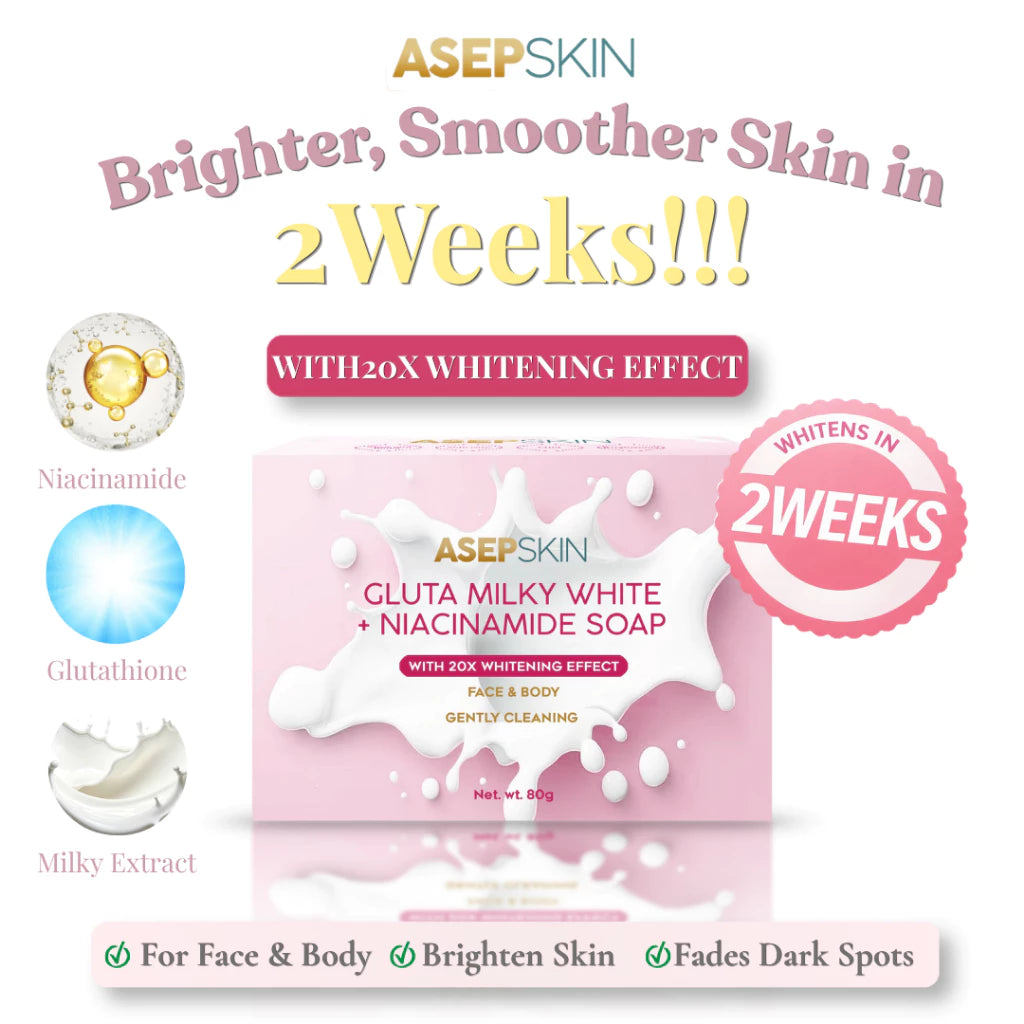 ASEPSKIN Niacinamide Gluta Milky Soap 20x Whitening