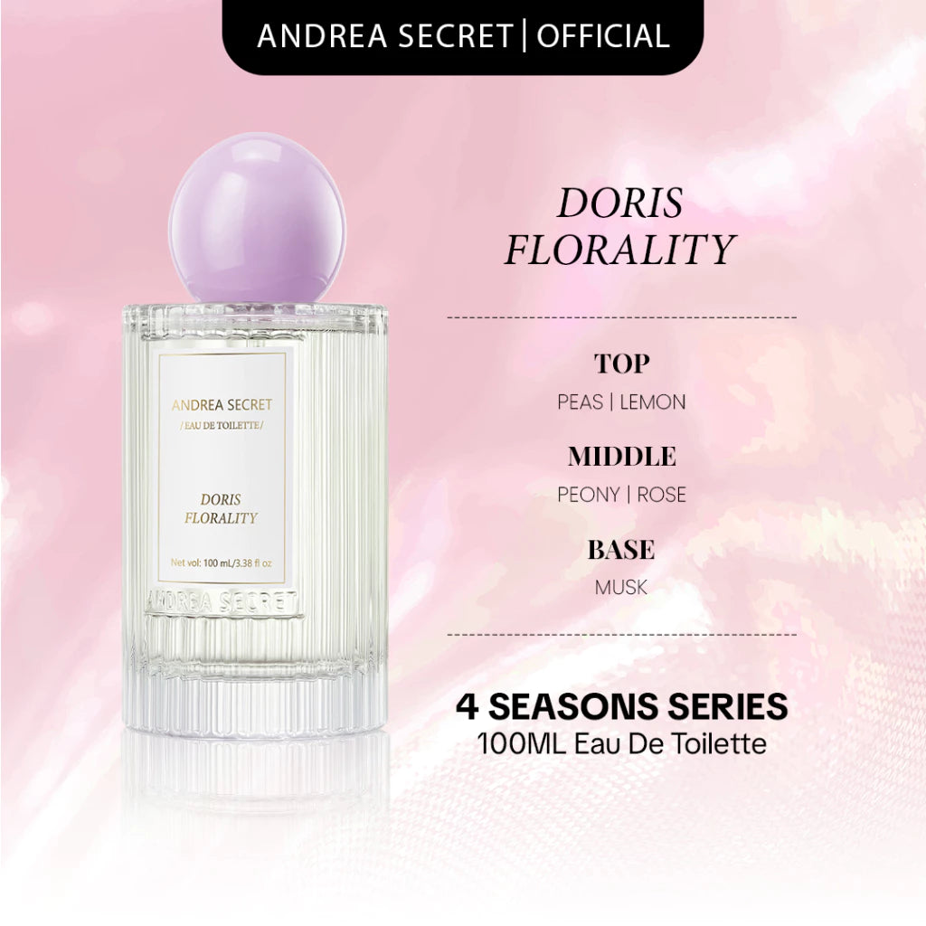 NEW Andrea Secret Four Season Series 100ML Fragrance for Women Long Lasting Mist Perfume