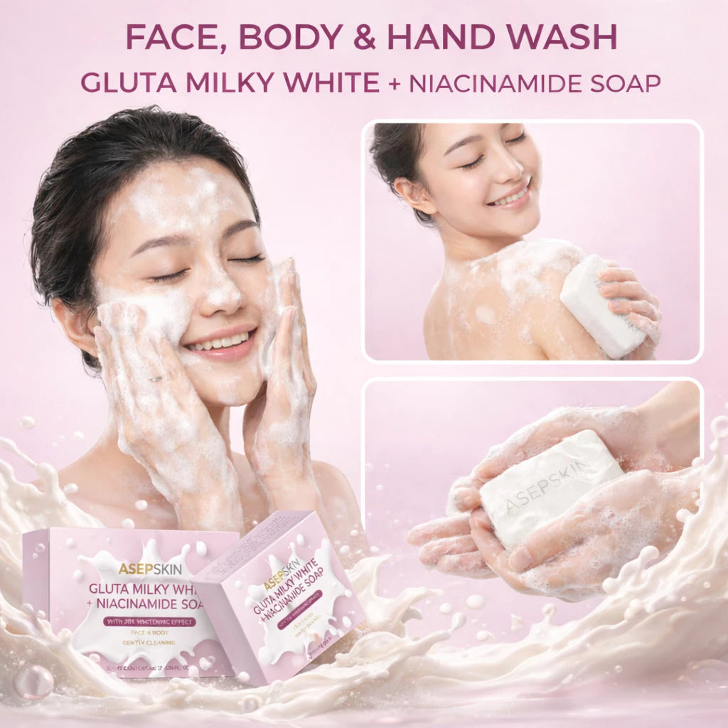 ASEPSKIN Niacinamide Gluta Milky Soap 20x Whitening
