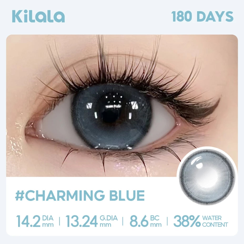 Kilala Contact lens Moist Honey Series 14.2mm Colorful Soft Lense with Graded Doll Eyes