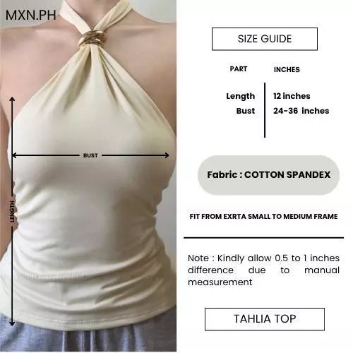 |MXN| Tahlia Halter Buckle Top