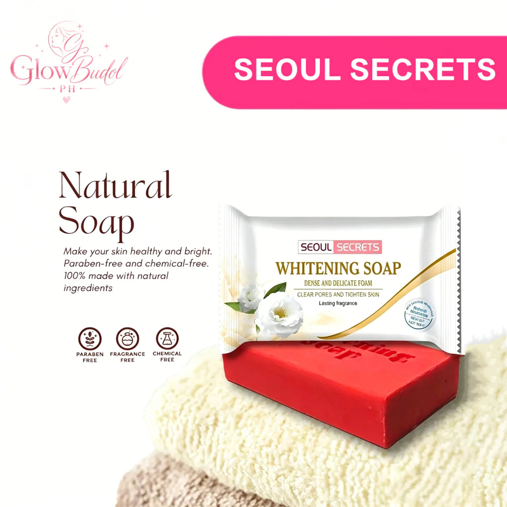 Seoul Secret Whitening Soap 80g 3 pcs Original Soap FDA approved