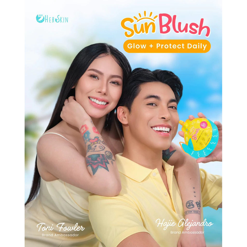 Her Skin Sun Blush Serum Sunscreen 50Grams All Skin Types