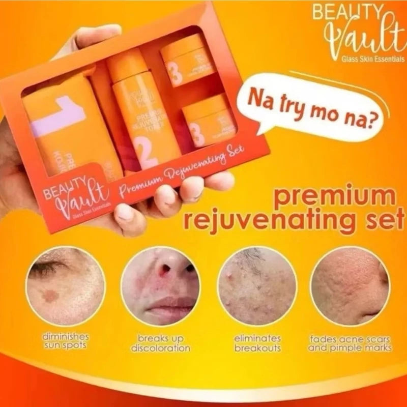 PREMIUM SET Beauty Vault Rejuvenating Set Acne Pimple Anti Aging Skincare Skin Repair