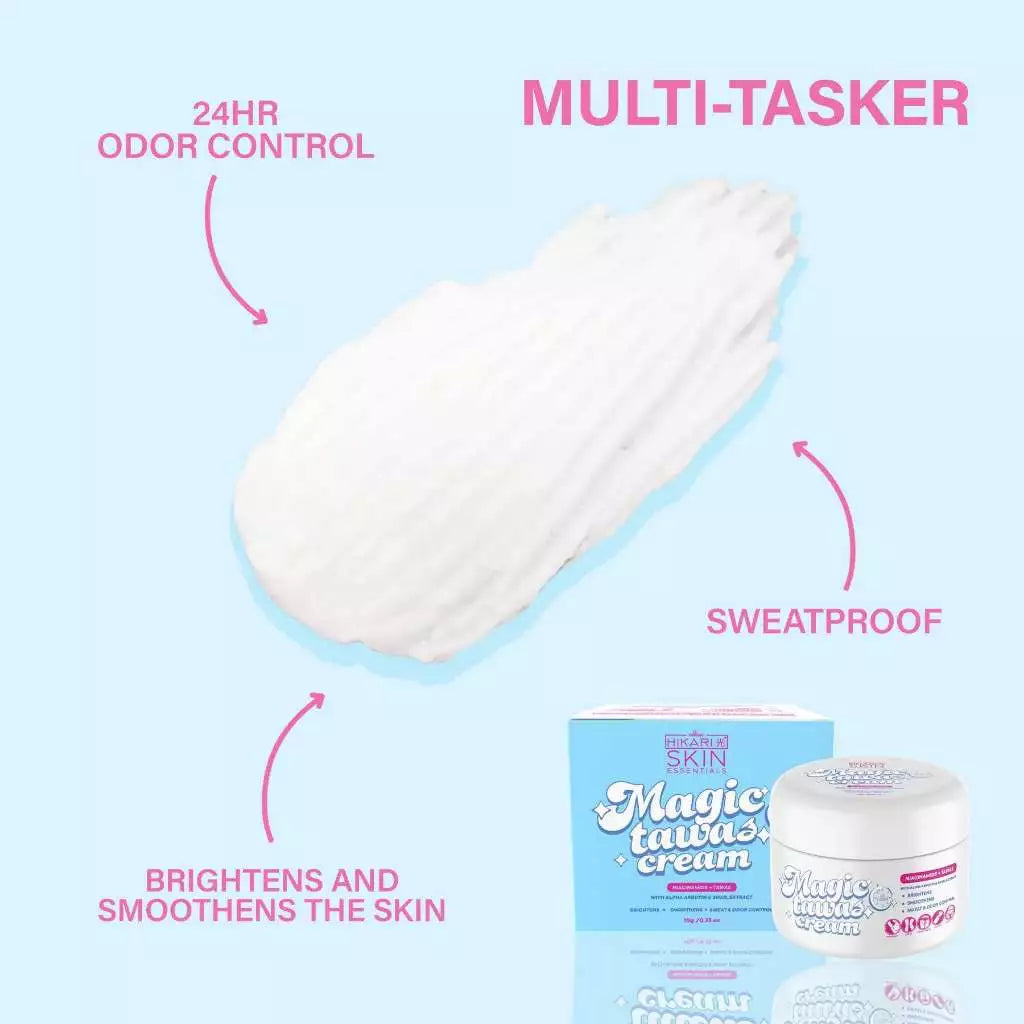 HIKARI SKIN Essentials Magic Tawas Cream 10g Underarm Whitening Cream
