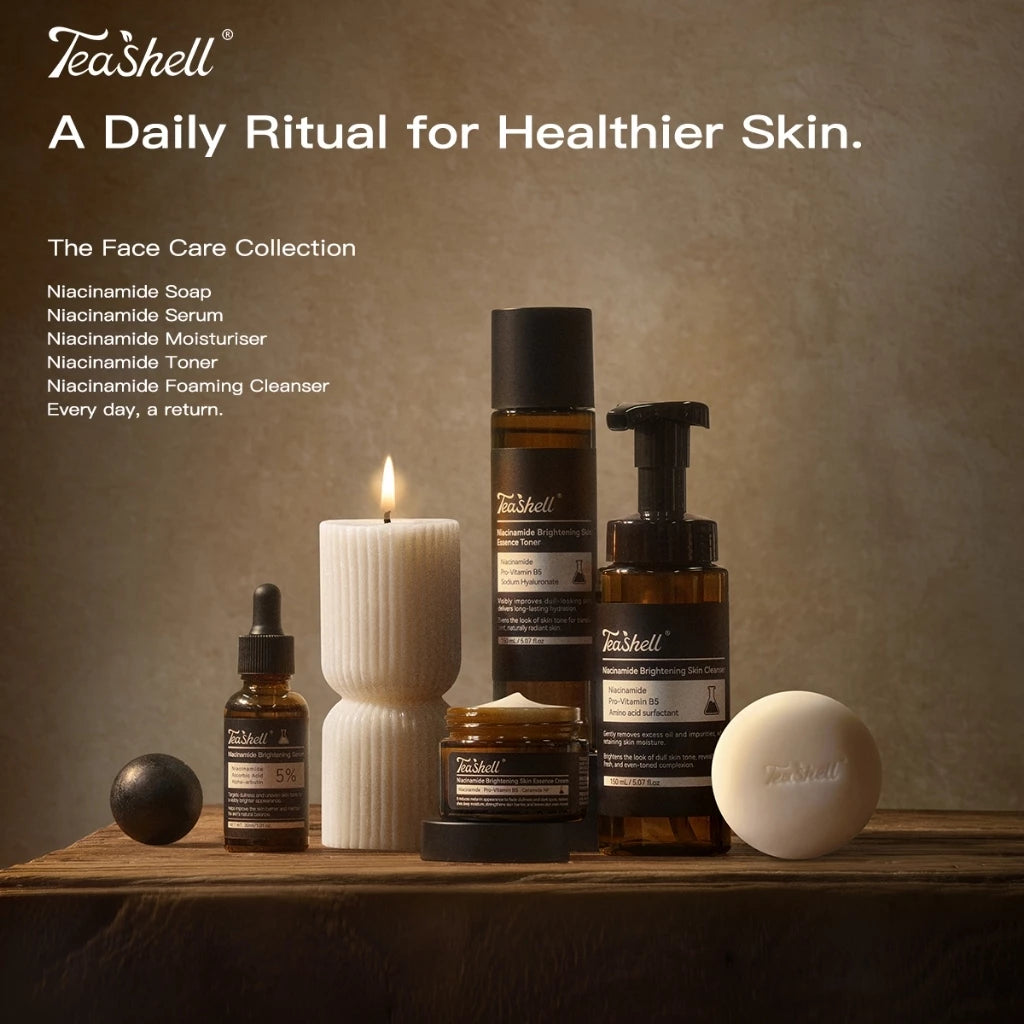 Teashell Whitening Serum 5% Niacinamide & Alpha Arbutin 30ml - Fade Dark Spots Brighte
