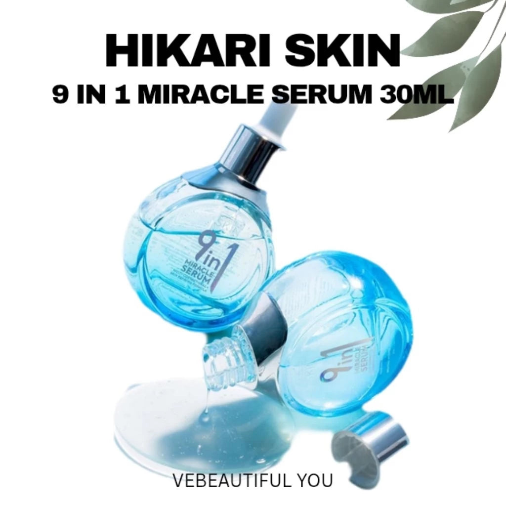 Hikari Skin 9 in 1 Miracle Serum 30ml multi correctional and skin refining formula