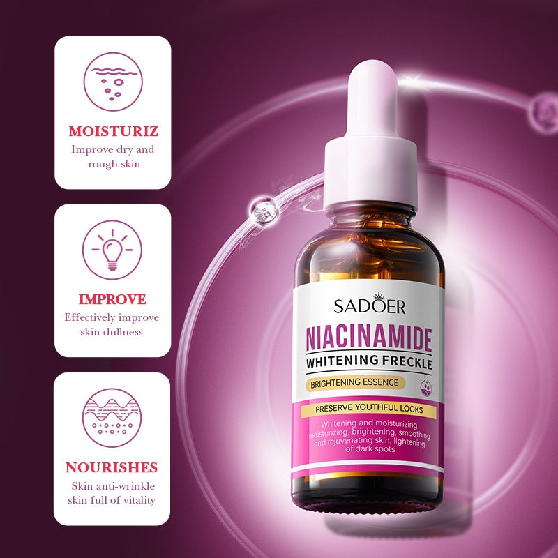 Sadoer Niacinamide Serum - 30ml | Hydrating & Smoothing Formula for a Youthful Glow