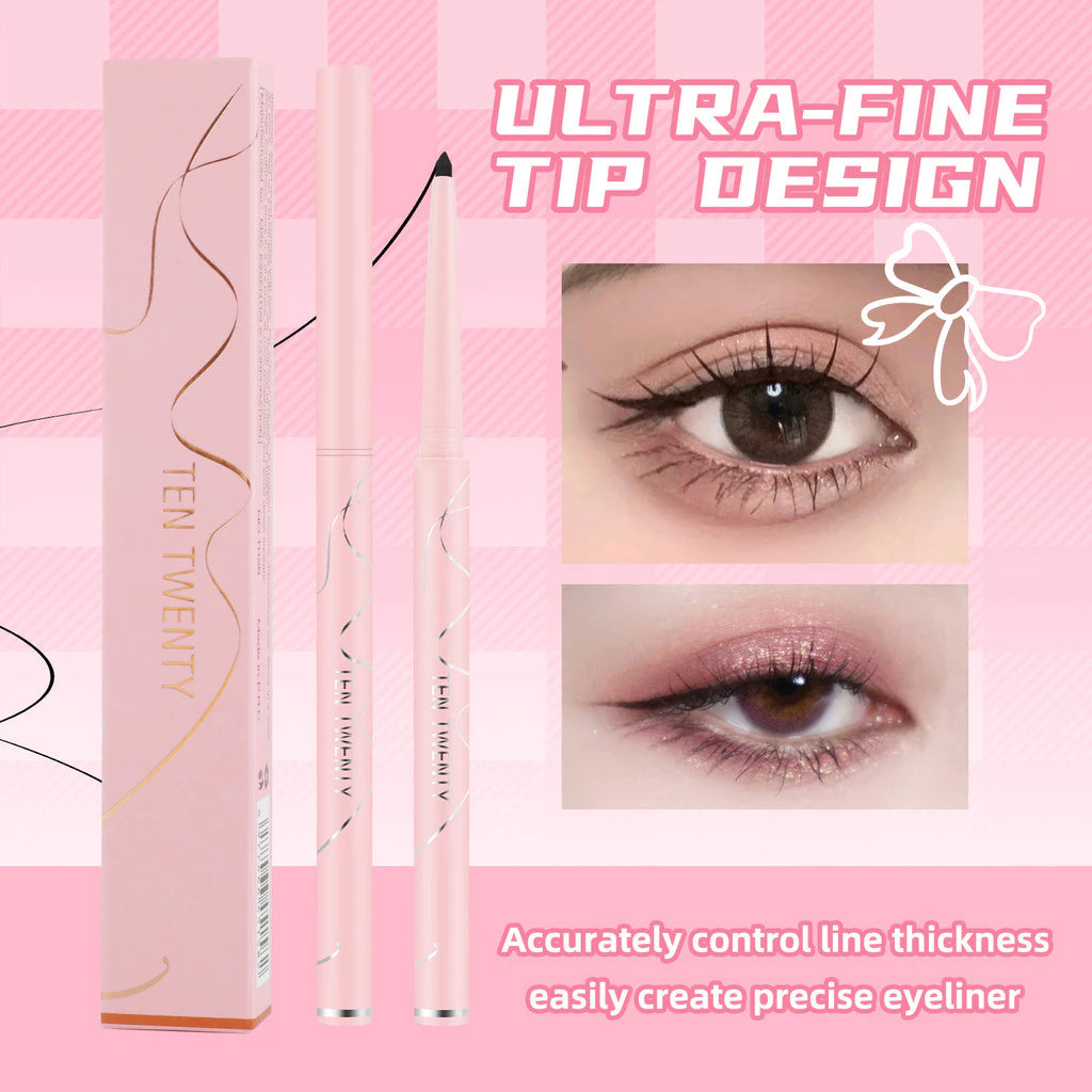TEN TWENTY Waterproof eyeliner, black, brown & white, even coloring, long-lasting and natural makeup