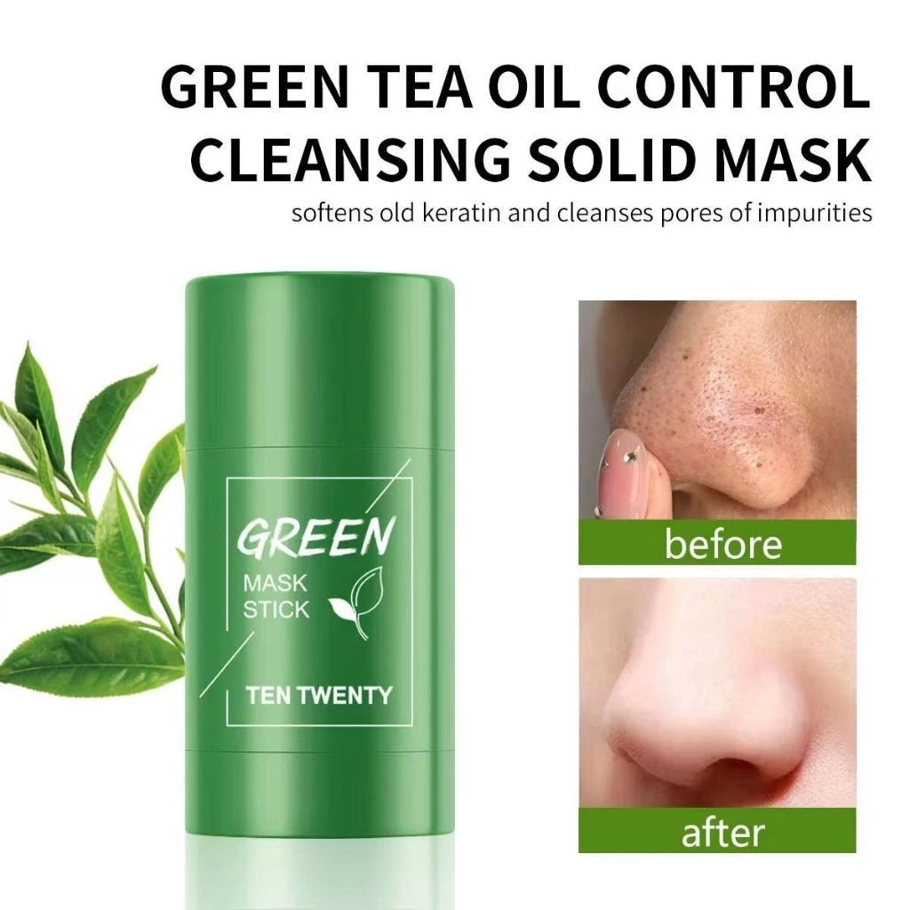TEN TWENTY Green Mask Stick – Green Tea Oil Control Cleansing Solid Mask
