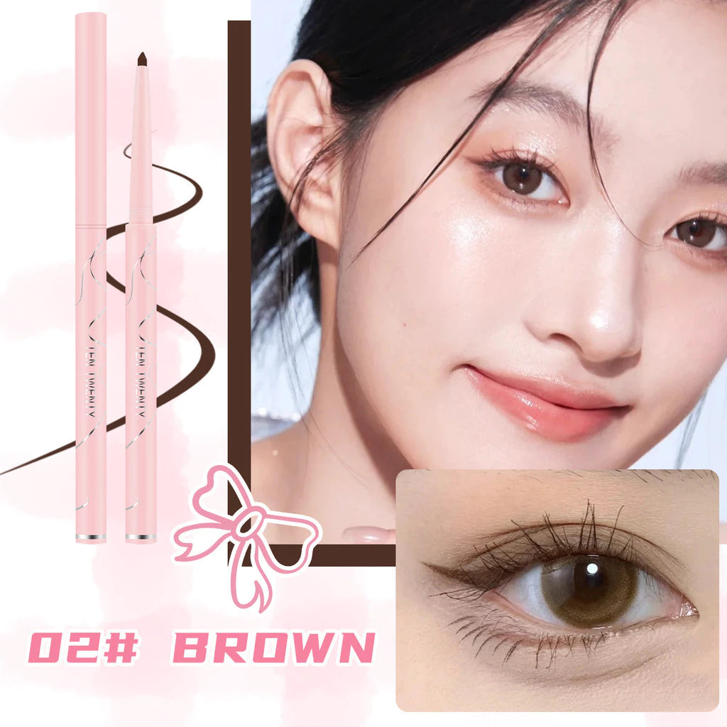 TEN TWENTY Waterproof eyeliner, black, brown & white, even coloring, long-lasting and natural makeup