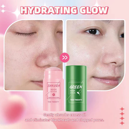 TEN TWENTY Solid Cleansing Japan Sakura Mask Moisturizing Facial Skin Care Removal Oil Blackhead 40g