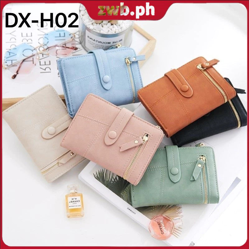 Women's Short Wallet Multi-function Buckle Multi-card Purse Ladies Wallet