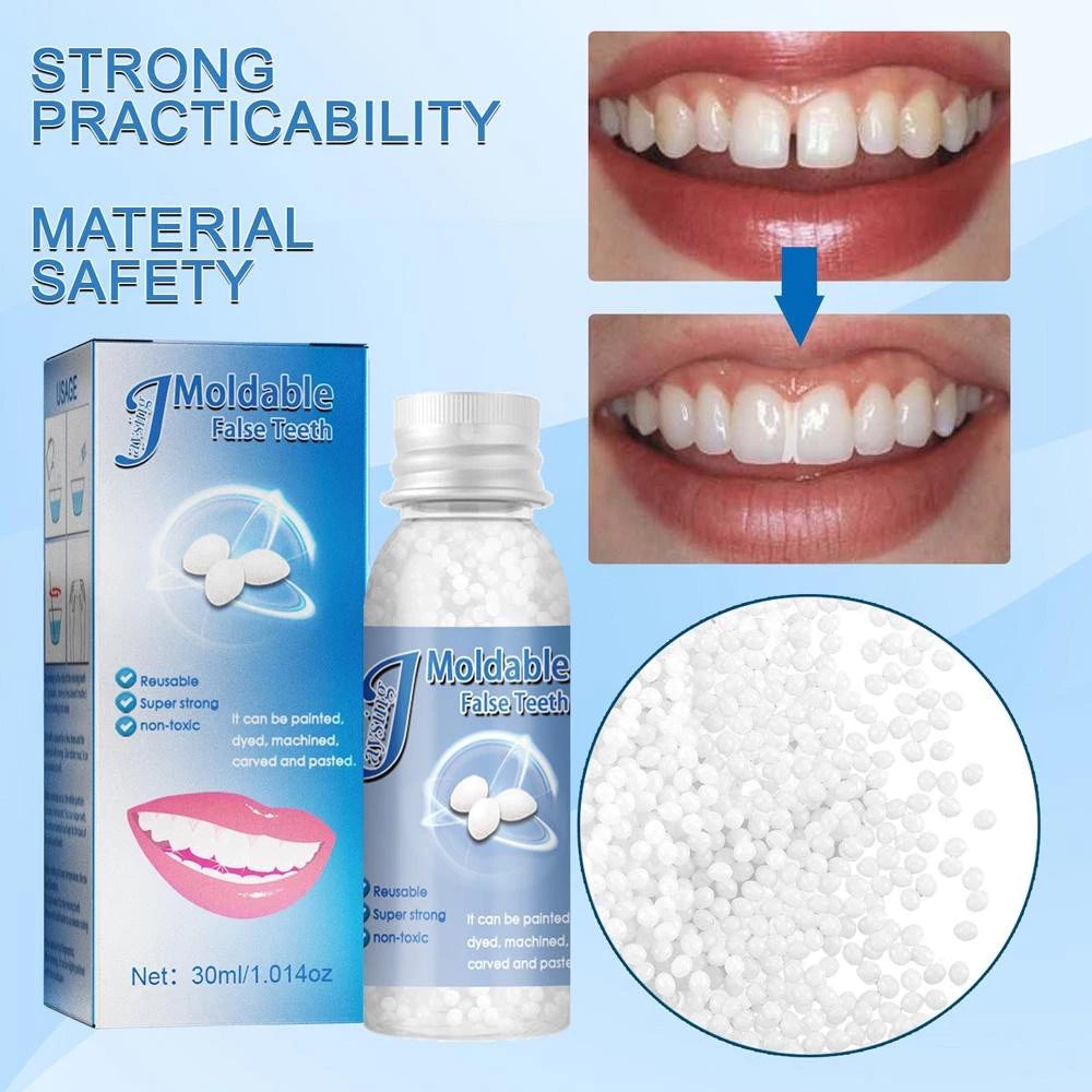 Temporary Tooth Repair Kit Teeth and Gaps Moldable Falseteeth Solid Glue Denture Adhesive