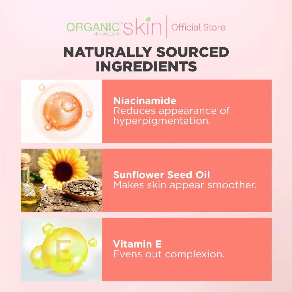 Organic Skin Japan Intensive Whitening Underarm Powder Dry Deodorant Deo Roll On