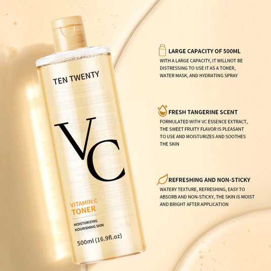 TEN TWENTY VITAMIN C, HYALURONIC ACID, SAKURA NIACINAMIDE TONER SKIN REPAIR 500ML