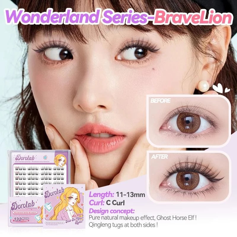 DOROLAB 【Glue-Free Eyelashes】Eyelash Extension Set