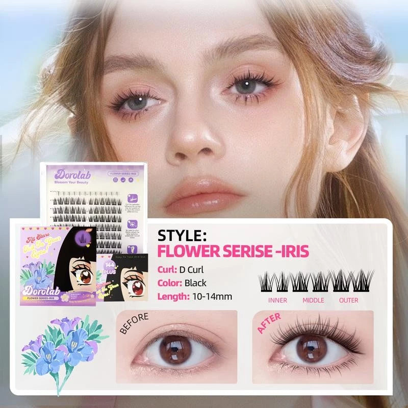 DOROLAB 【Glue-Free Eyelashes】Eyelash Extension Set