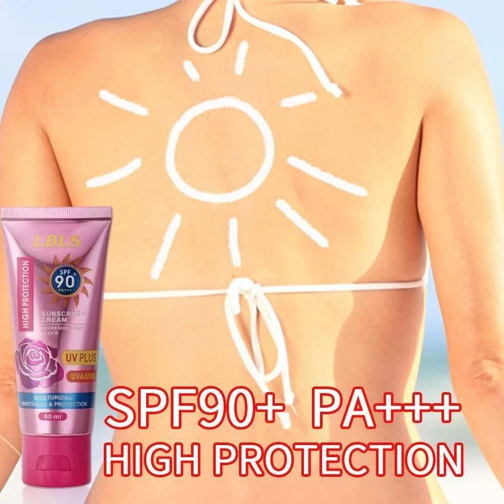 [BUY 2 GET 1]LBLS beauty Skin Care Facial Sunscreen Cream SPF 90+ Sunblock Lotion 60ml