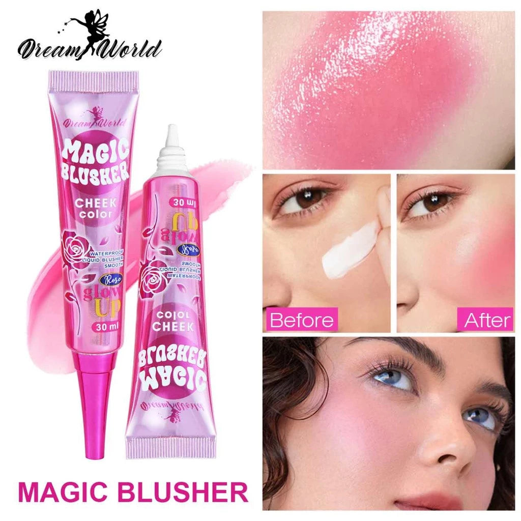 Magic Blusher Color Changing Liquid Blush On Waterproof Long Lasting 30ml