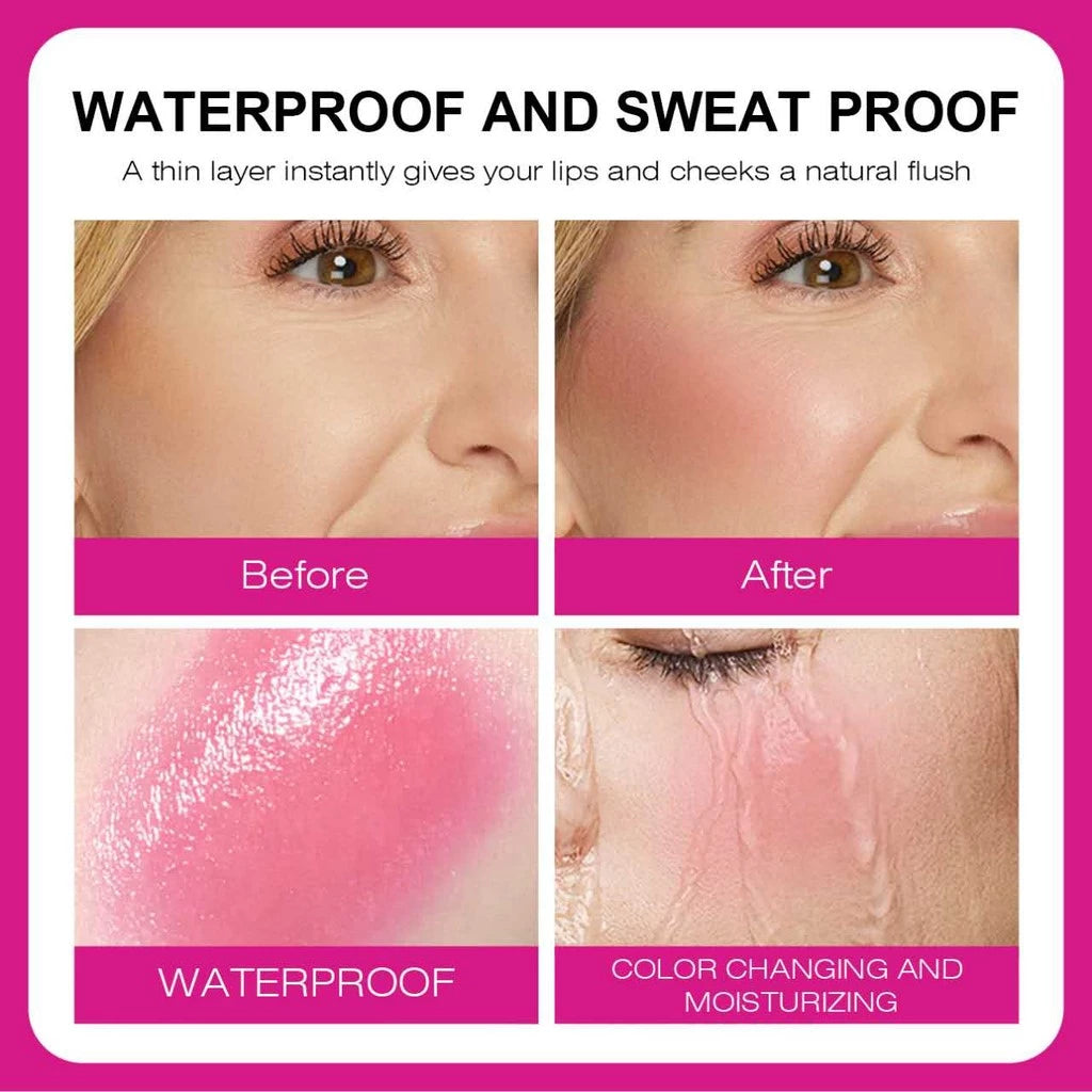 Magic Blusher Color Changing Liquid Blush On Waterproof Long Lasting 30ml