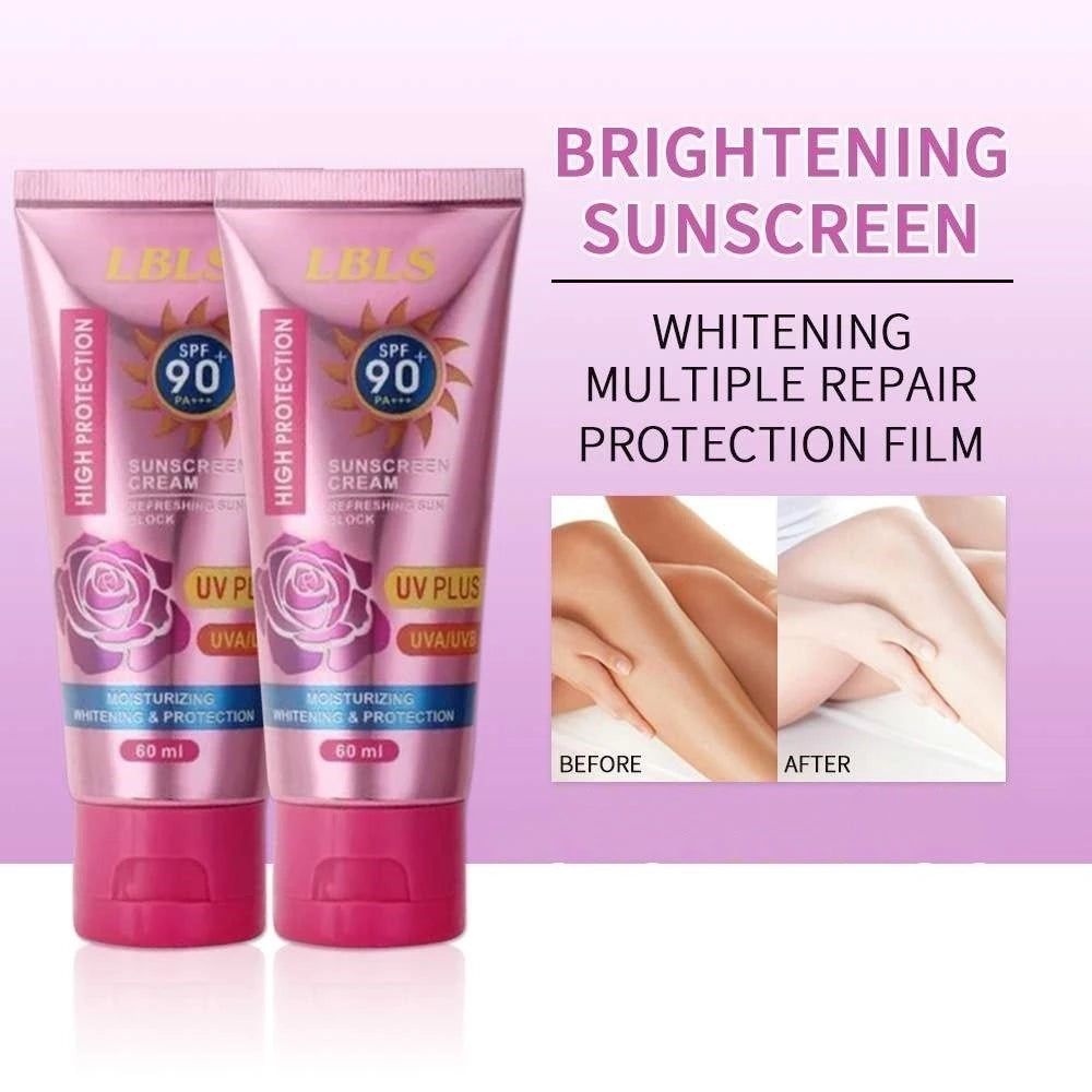 [BUY 2 GET 1]LBLS beauty Skin Care Facial Sunscreen Cream SPF 90+ Sunblock Lotion 60ml