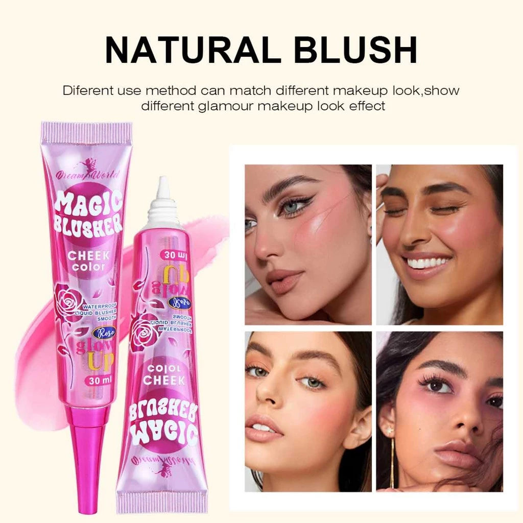 Magic Blusher Color Changing Liquid Blush On Waterproof Long Lasting 30ml