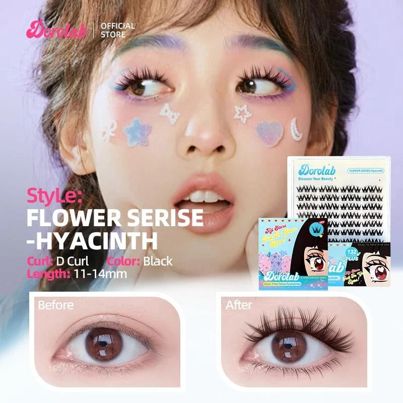 DOROLAB 【Glue-Free Eyelashes】Eyelash Extension Set