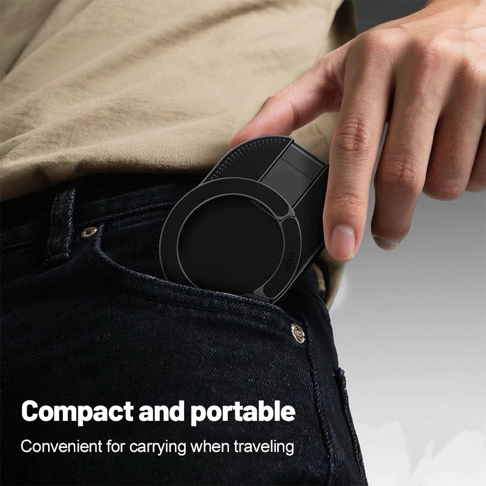 3 In 1 Magnetic Suction Cup Phone Stand 360° Rotatable Foldable Bracket For Live Streaming