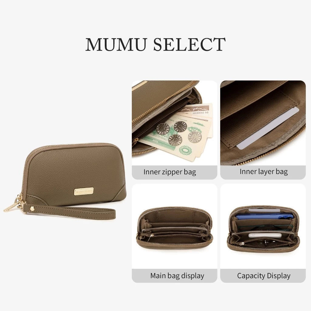 M165 Quality Pu Leather Women Wallet Elegant Classic Wallets For Students Woman