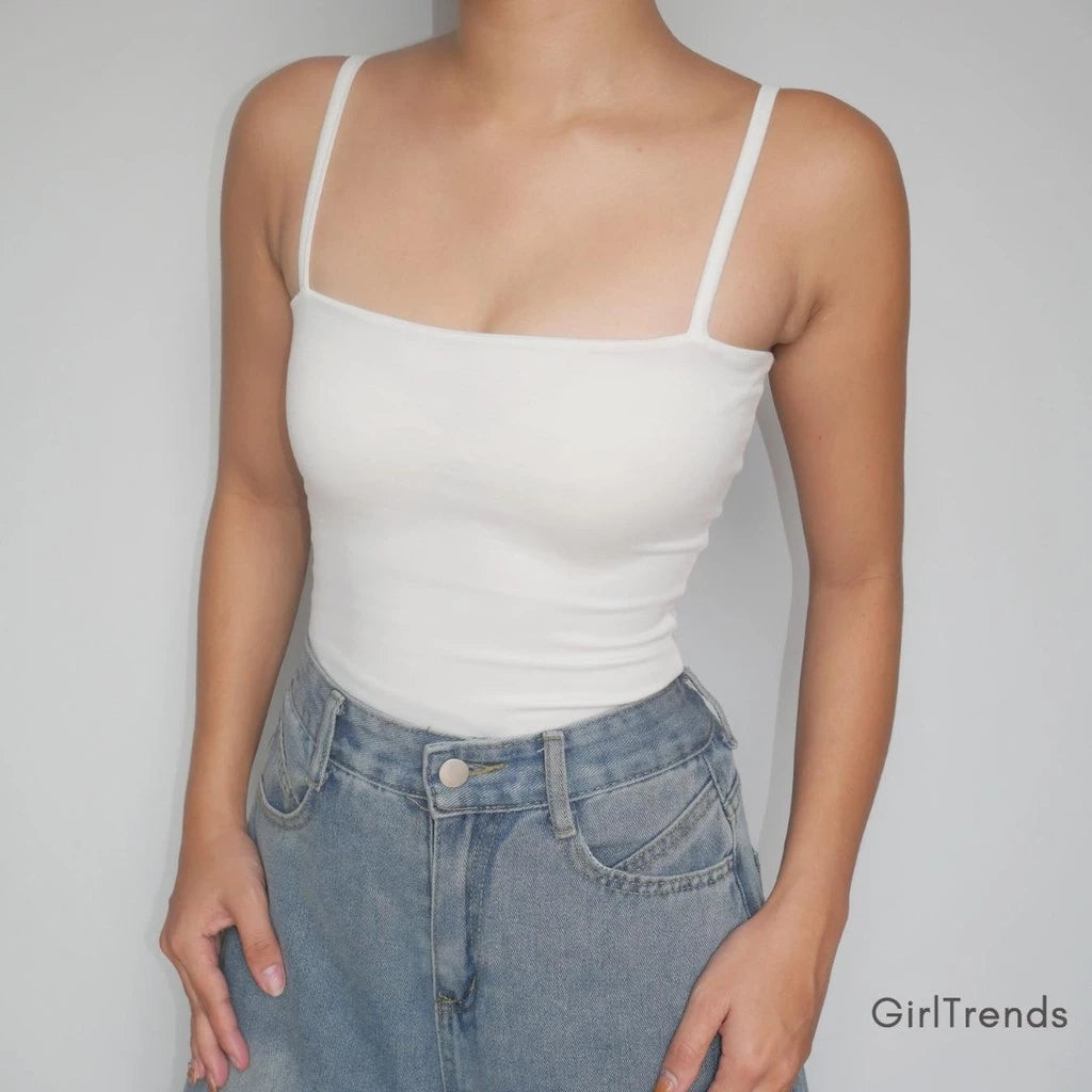 GirlTrends -ALEXIS- B1T1 Basic Tank Top Womenswear Sleeveless Minimalist
