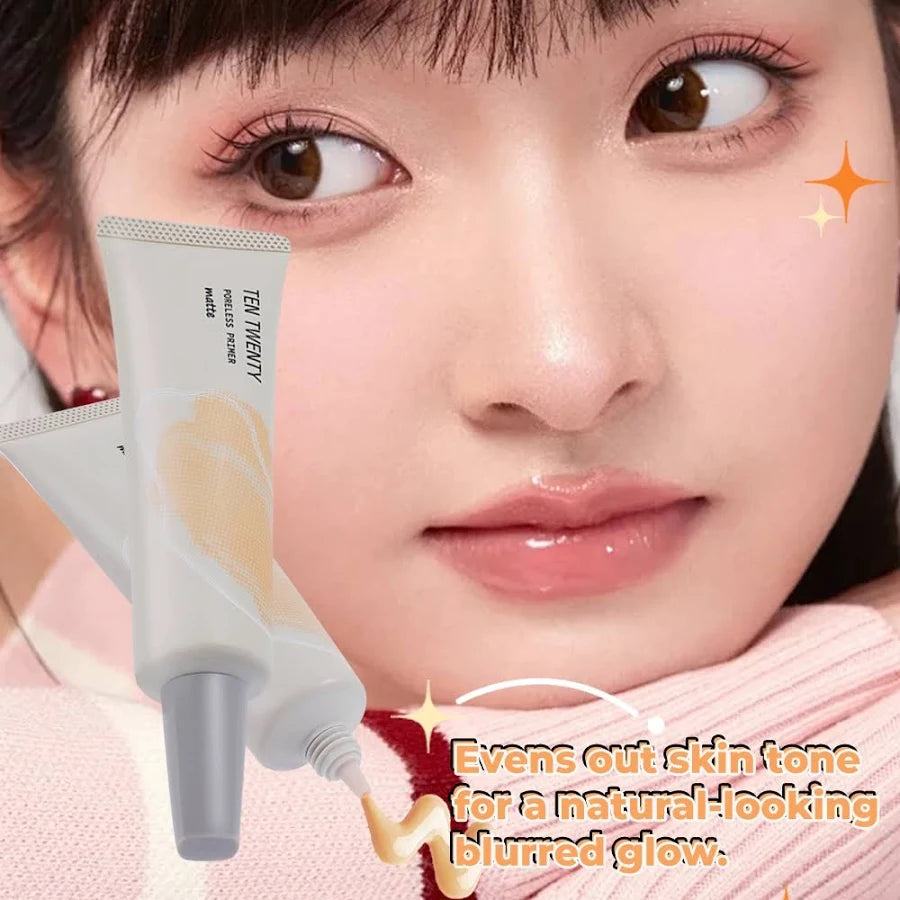 TEN TWENTY Poreless Matte Primer – Long-Lasting Flawless Base, Smooths Pores & Controls OiL