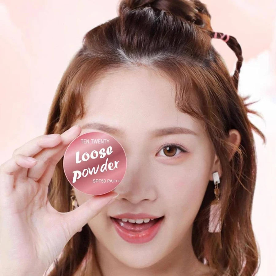 TEN TWENTY Setting Loose Powder Long Lasting Oil Control Matte Waterproof SPF50 PA++ Flawless Powder