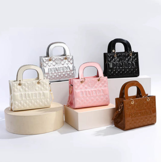 BELINDA Handbag For Woman PU Leather Ladies Office Elegant Korean Cute Sling Shoulder Bag