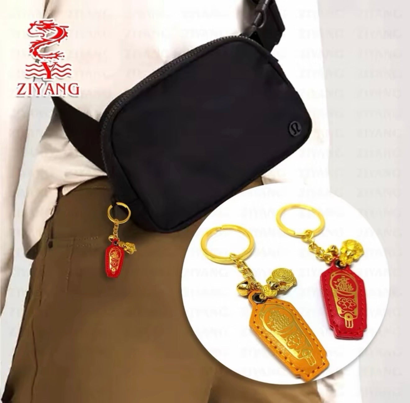 Fengshui Lucky Turtle Keychain Bag Pendant Wallet Charm Money-biting Turtle Ornaments Decor for Longevity Protection & Financial Stability Alloy