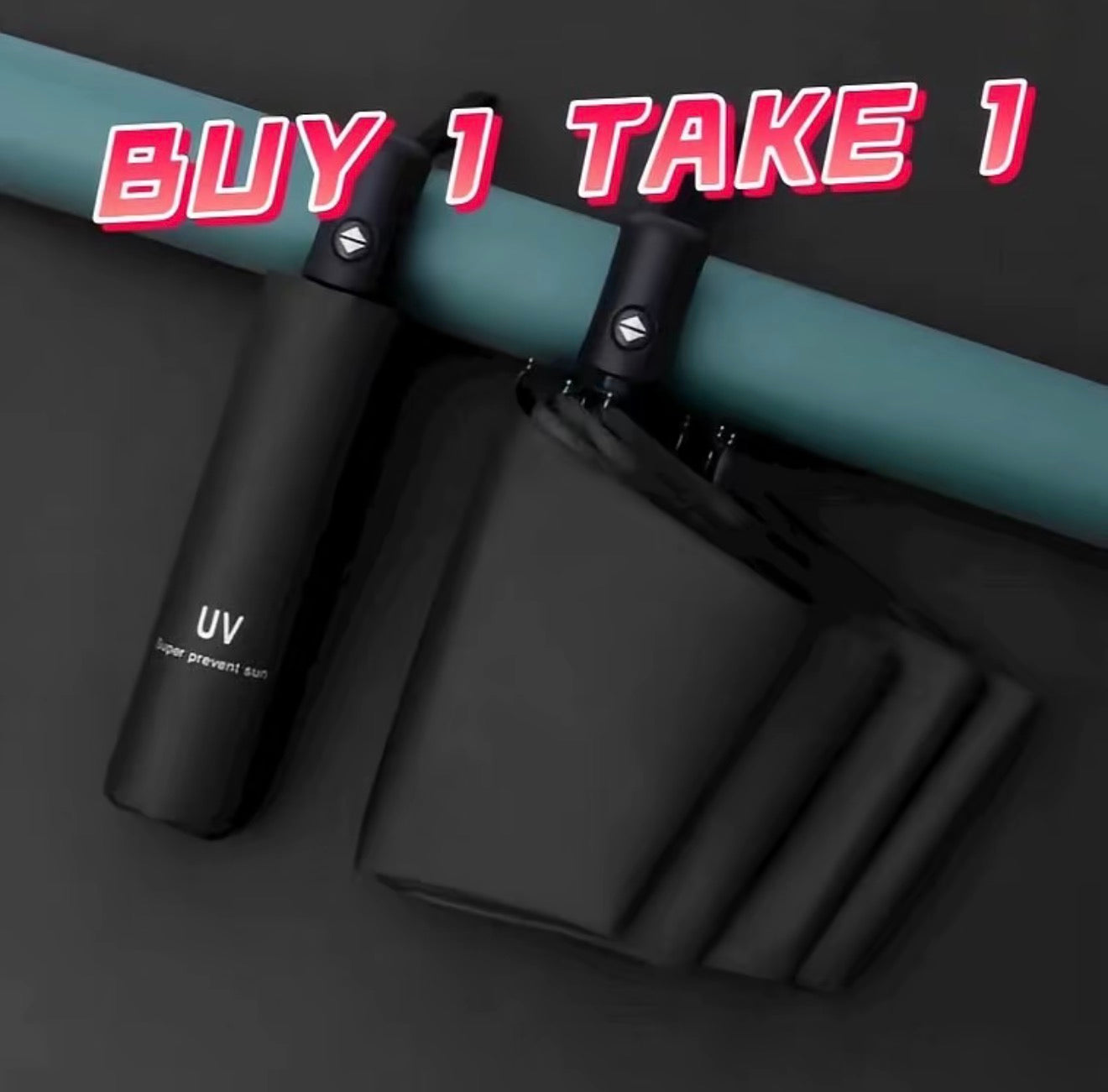 UV Auto Umbrella Windproof, Fiberglass Frame Lightweight Travel Rain Umbrella for Commute Men Women