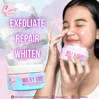 Sereese Beauty Milky Boost Intense Whitening Whipped Scrub 250g