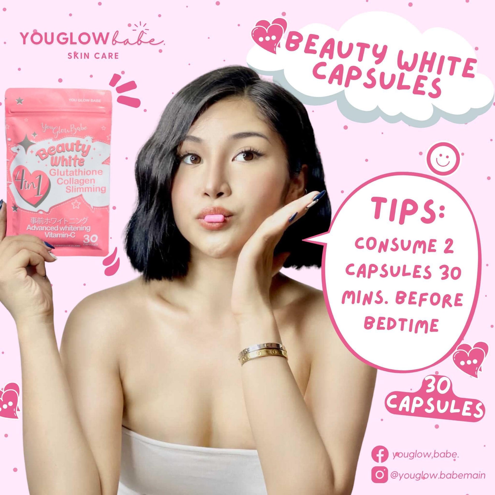 You Glow Babe Beauty White x 2 - 通販 - nutriplanet.org