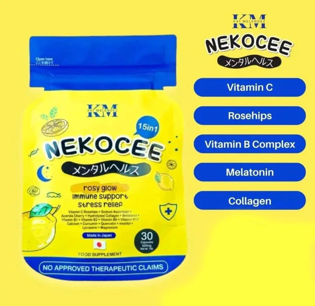 Nekothione 9 in 1 and Nekocee 15 in 1 Rosy Glow by Kath Melendez